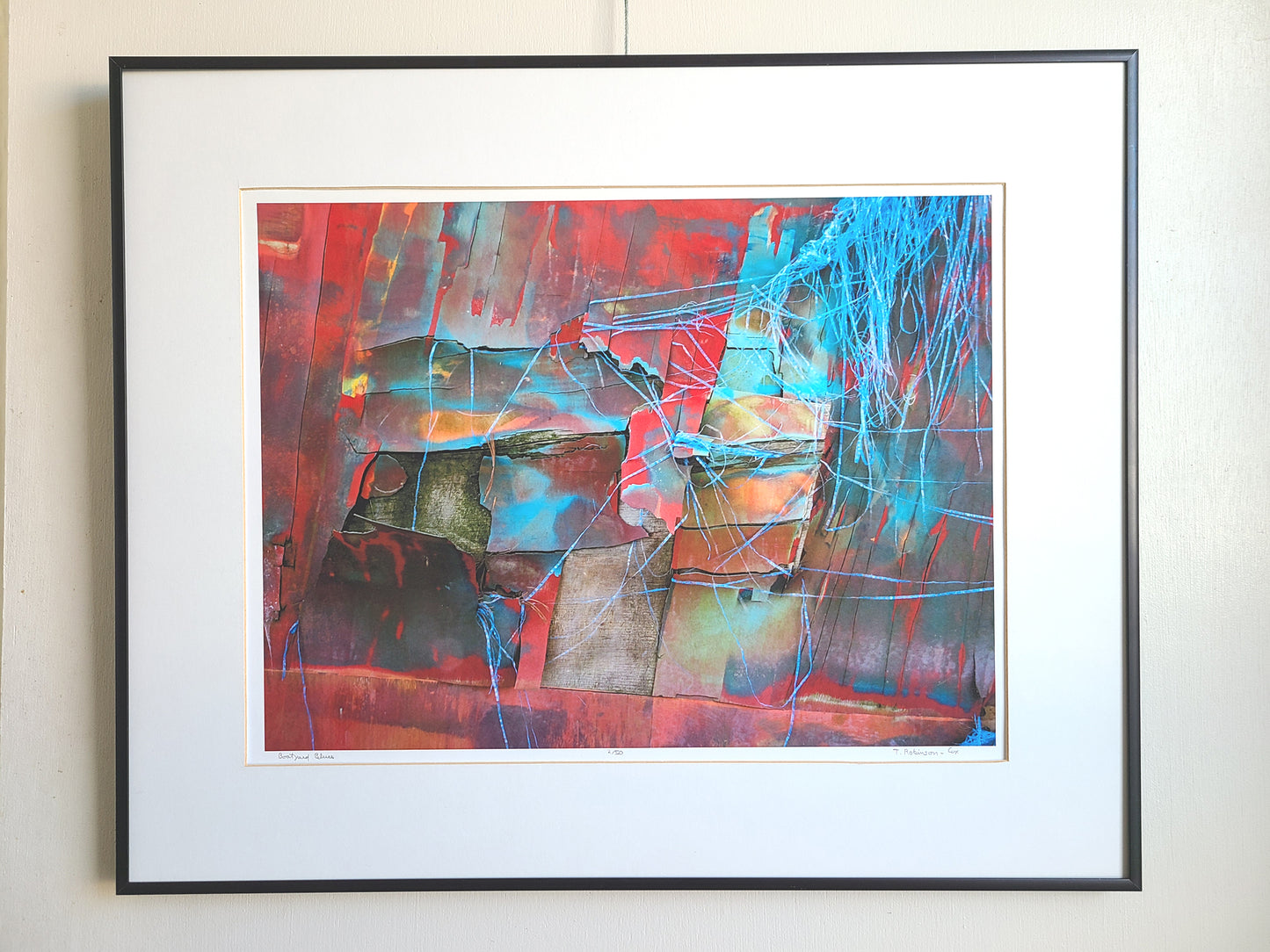 "Boatyard Blues II" Limited Edition 18"x24" Print by Tom Robinson-Cox